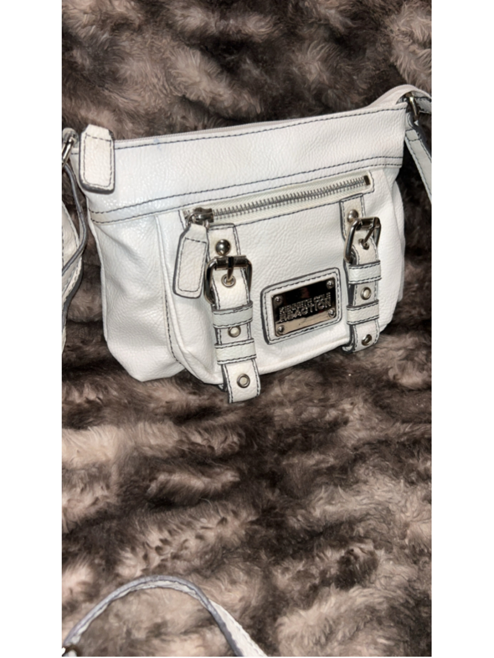 Women's Kenneth Cole Reaction White Crossbody Bag One Size